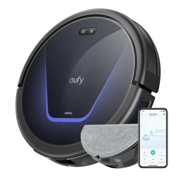 eufy G50 Hybrid Robot Vacuum with Auto-Detangle Brush, Mop, Strong Suction and Bonus Accessory Kit - Image 2