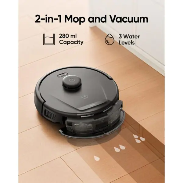 eufy L60 Hybrid Robot Vacuum with Self-Empty Station, Hair Detangling Technology, and Mop - Image 3