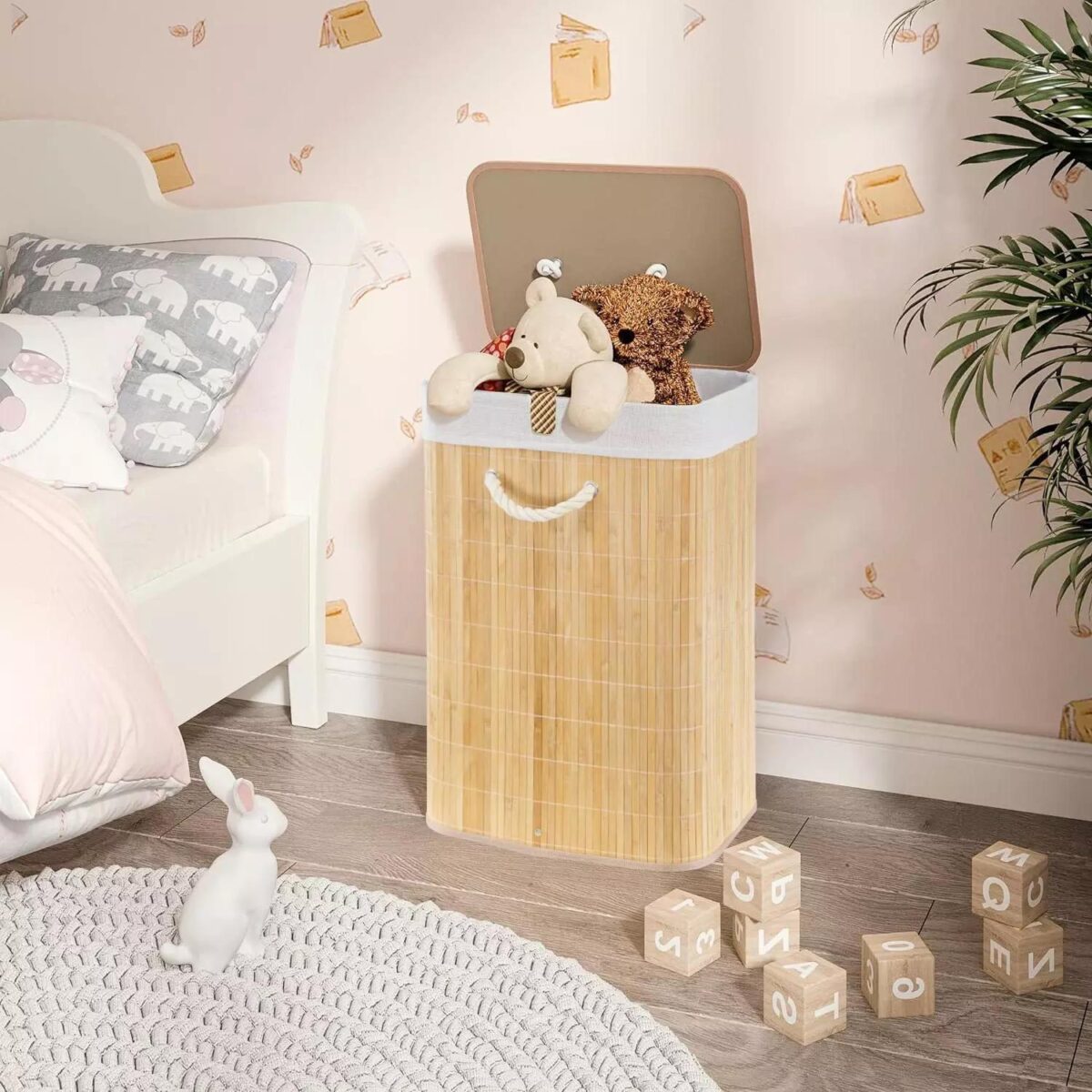 Bamboo Laundry Baske 75c8eb5183f74e872c47f2b291b35f4b