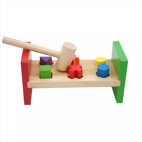 Hammer Pounding Workbench Early Educational Wooden Toy Playset Game Development