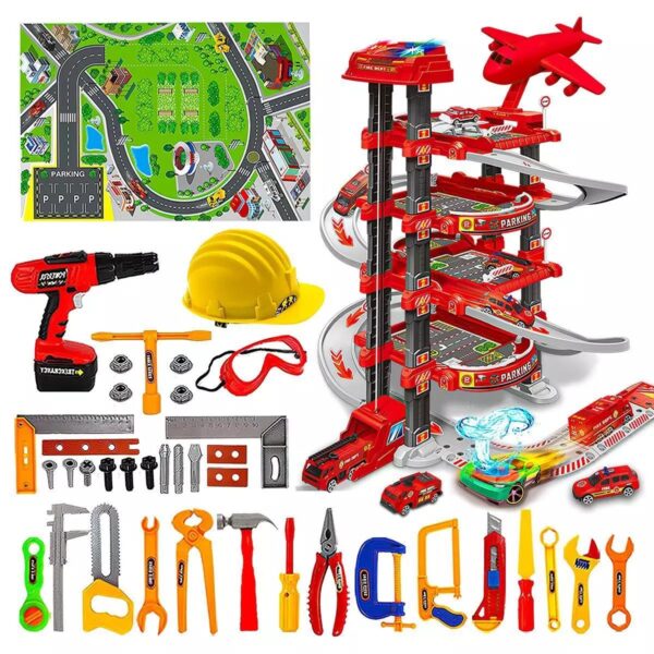 Kids 116PCs Car Park 5822f8485cd926adb87d9148cf734536
