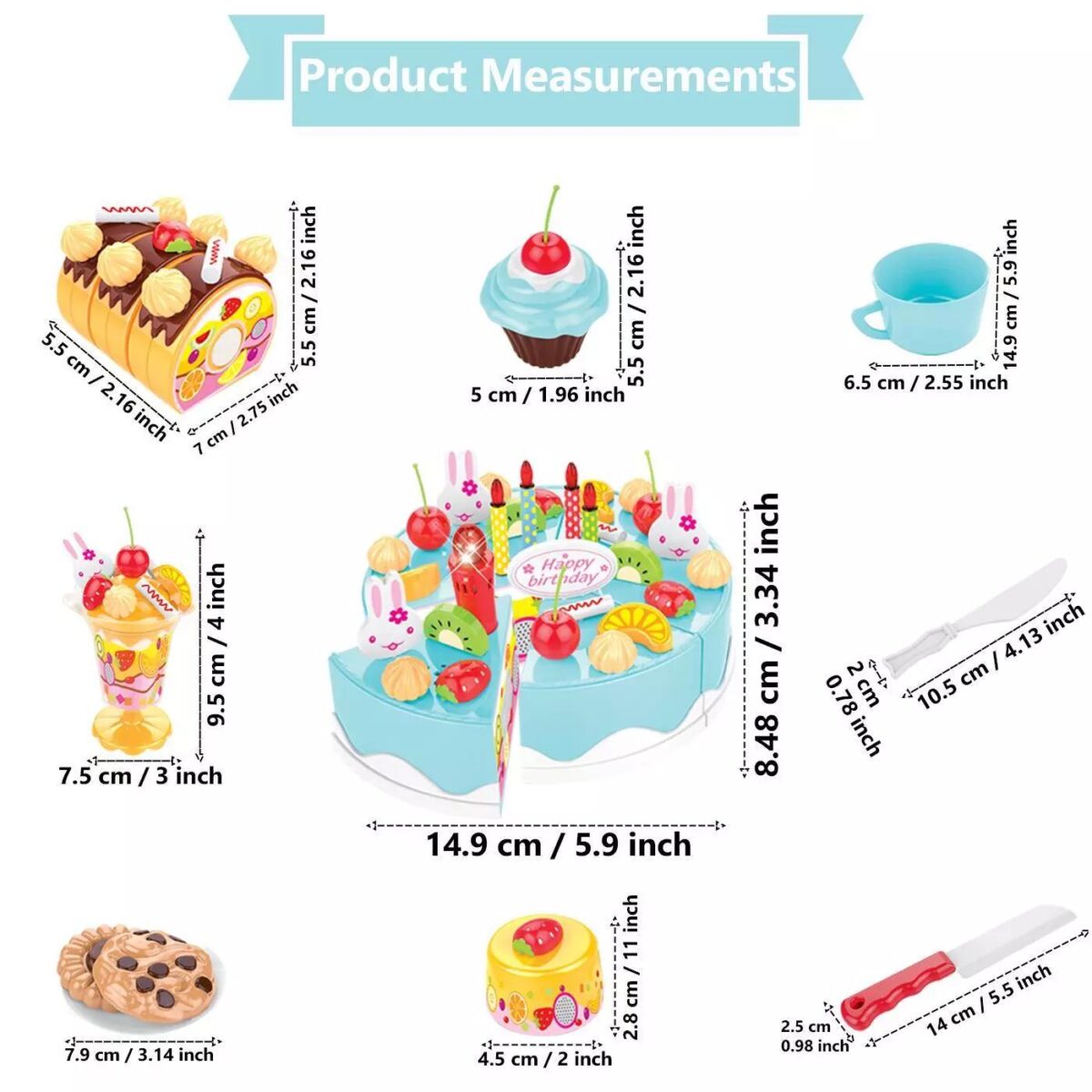 Kids 75pcs Blue Pret dea56cb4c86ebe9576c7ea2cdab0d994