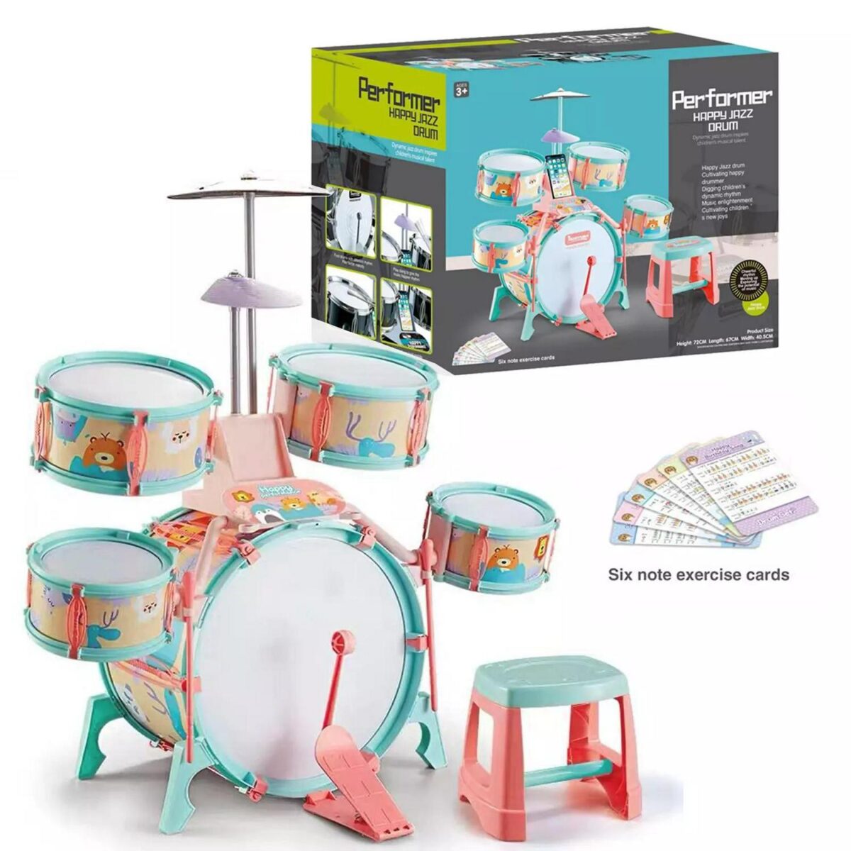 Kids Jazz Drum Kit T 4a93a21350ac8506e81722c9ba345cd8