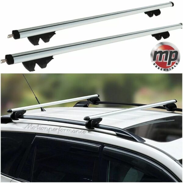 NEW 120cm 60kg Lockable Aluminium Roof Rack Rail Bars to fit Seat Ateca 2016+