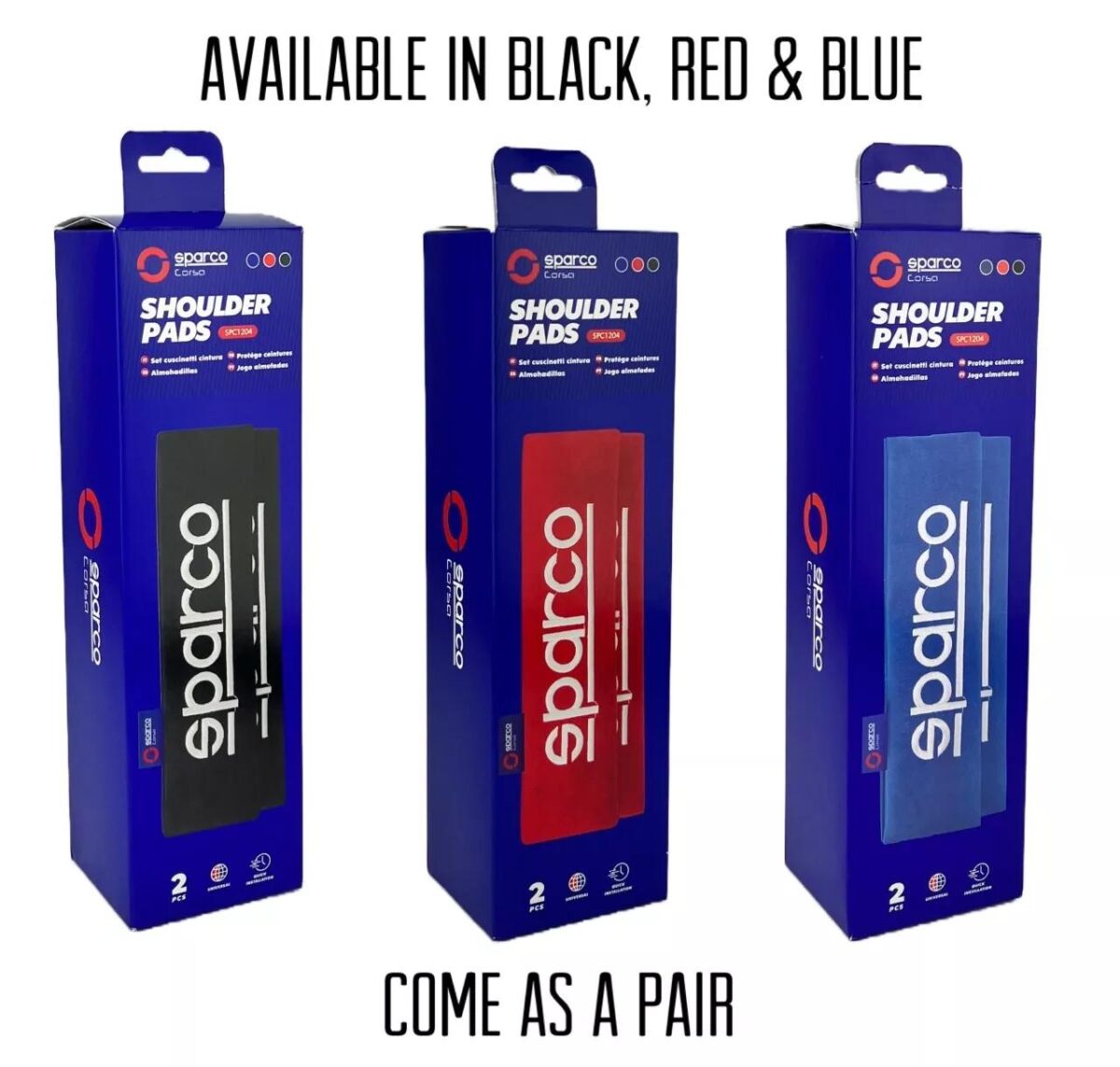 Sparco Seat Belt Pad d953ec6452985df3411a429e62d7e361