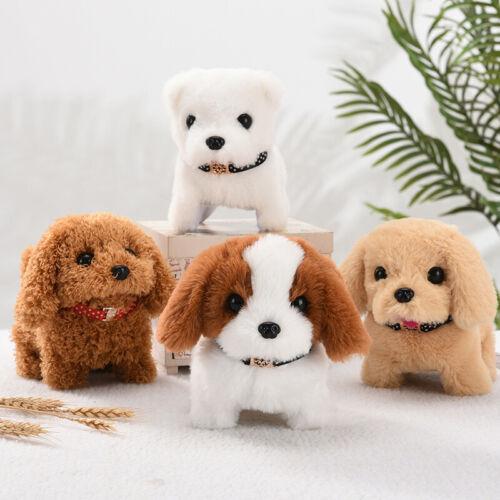 Walking and Talking Dog Fluffy Plush Puppy with Barking Sounds Electronic Pet Toy