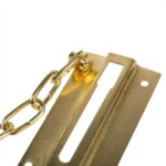 1x Brass 110mm Iron Door Chain Heavy-Duty Door Safety Security Catch Latch Lock - Image 2