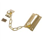 1x Brass 110mm Iron Door Chain Heavy-Duty Door Safety Security Catch Latch Lock