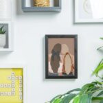 2x Black A5 (6  x 8 ) Photo Frames Picture Poster Home Wall Hanging Décor - Image 4