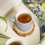 2x Coloured Coffee Mugs Ceramic Stoneware Tea Latte Cappuccino Cups 350ml Grey - Image 6