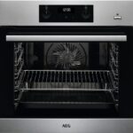 AEG SteamBake BES356010M Electric Steam Oven with SenseCook Food Probe - Stainless Steel