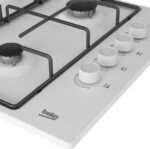 BEKO HIBG64120SW 61 cm Gas Hob - White - Image 2