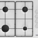 BEKO HIBG64120SW 61 cm Gas Hob - White