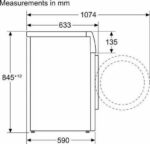 BOSCH Series 6 WGH254ARGB i-DOS AntiStain 10 kg 1400 Spin Washing Machine - Graphite - Image 11
