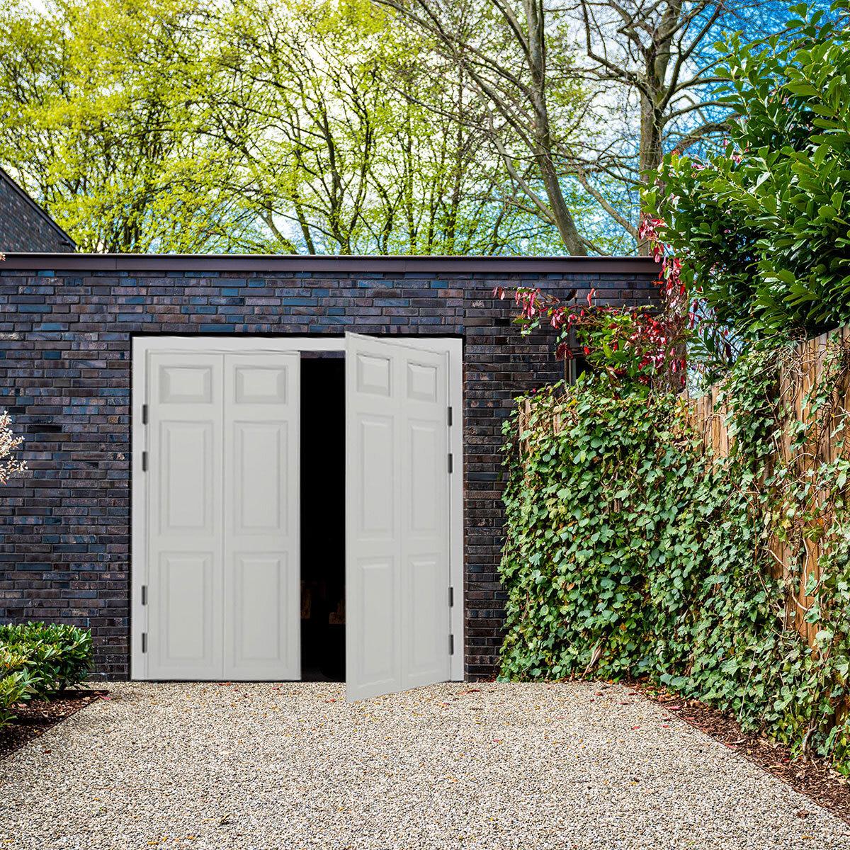 Cardale_Sheraton_Sid_2e006238d16e30e1f03728750e7d9f43.jpg Cardale Sheraton Side Hinged Garage Door With Installation in 3 Colours - Image 1