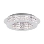 Eglo Principe Ceiling Light in Chrome Crystal