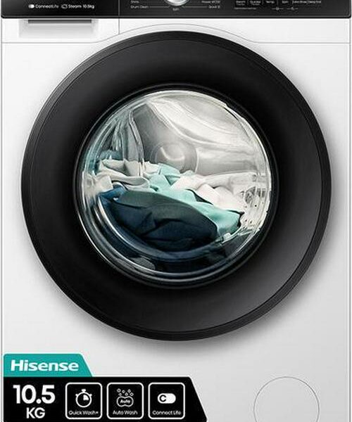 HISENSE 3S Series WF3S1043BW3 WiFi-enabled 10 kg 1400 Spin Washing Machine - White