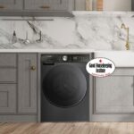 Hisense WF5S1245BB, 12kg, 1400rpm, Washing Machine A Rating in Black - Image 2