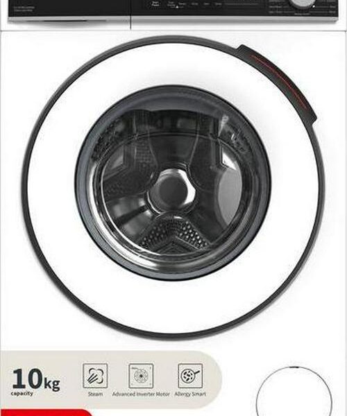 SHARP ES-NFB014DWNA-EN 10 kg 1400 Spin Washing Machine - White
