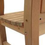 Zest 3 Seater 1.76m Wooden Garden Bench - Image 3