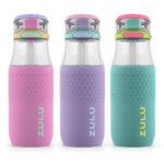 Zulu Tritan Water Bottle, 511ml, 3 Pack in 2 Colours